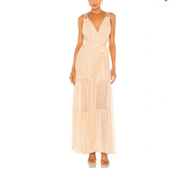 red summer sunrise maxi dress Carioca Sunrise Gradient Maxi Dress